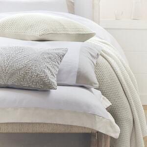 The White Company Manon Throw in Ivory Retails $189
